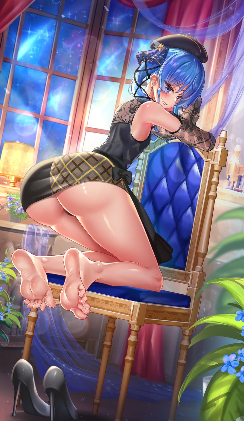 hoshimachi suisei (hololive) drawn by jagoo