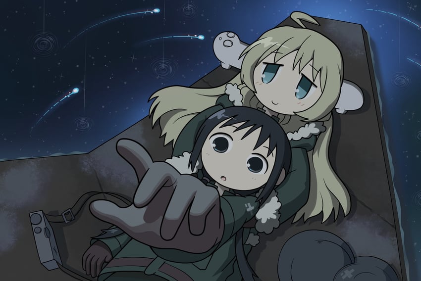 chito, yuuri, and nuko (shoujo shuumatsu ryokou) drawn by heymaybird