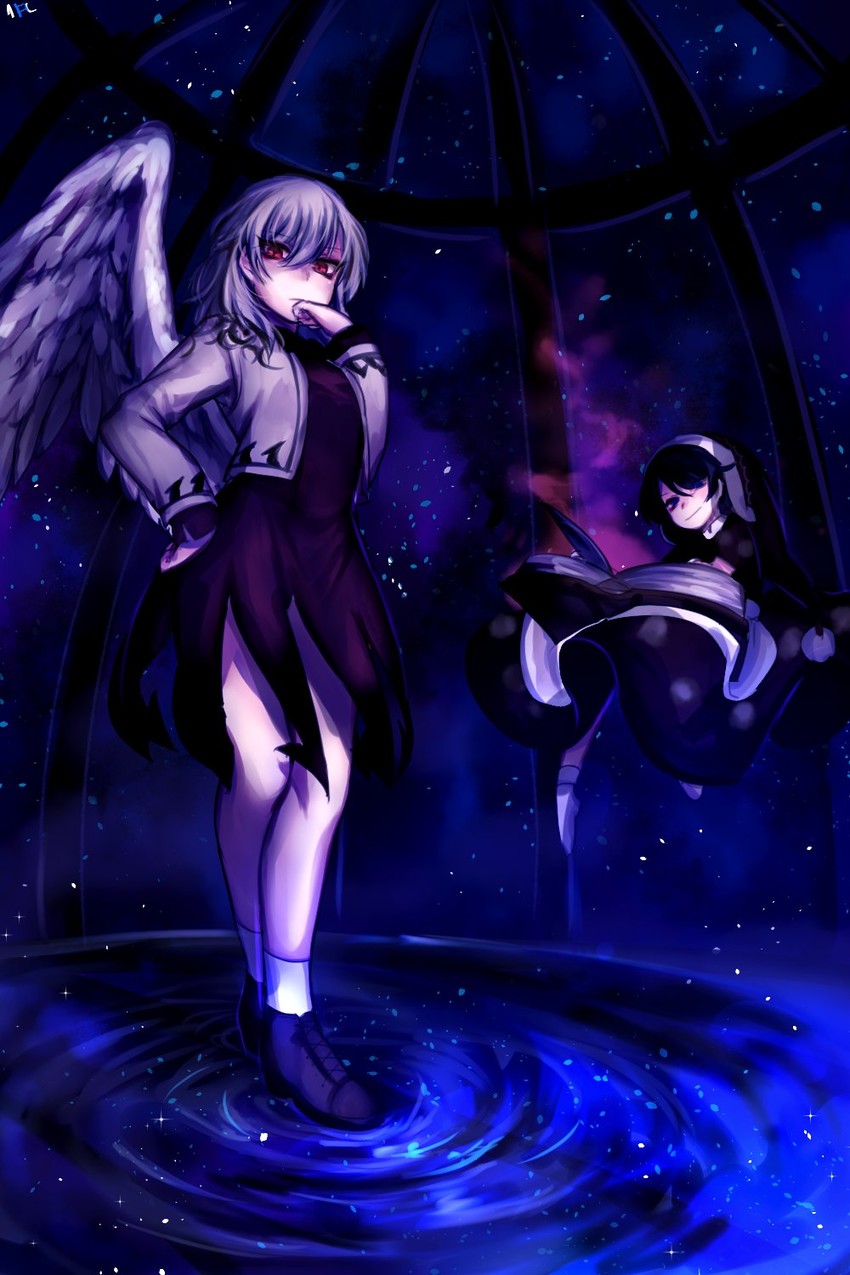 kishin sagume and doremy sweet (touhou) drawn by shan