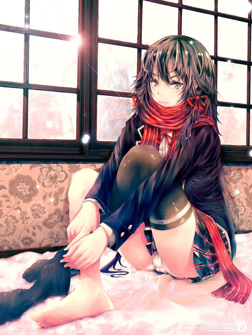二次　制服　貧乳 yukinoshita yukino (yahari ore no seishun lovecome wa machigatteiru.) drawn  by shering | Danbooru