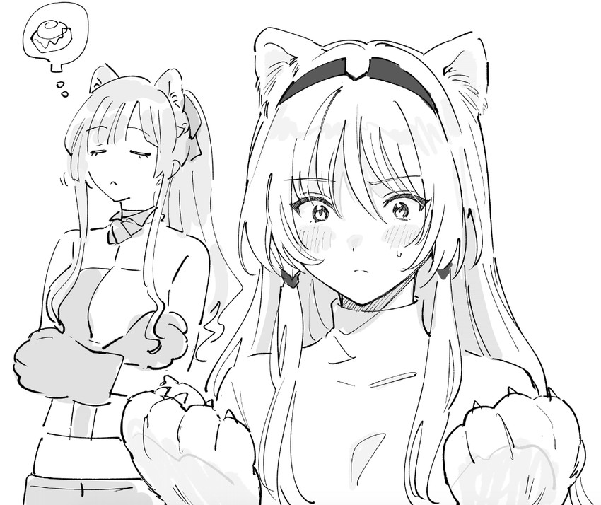 ak-12 and an-94 (girls' frontline) drawn by asawa_(dm_owr)