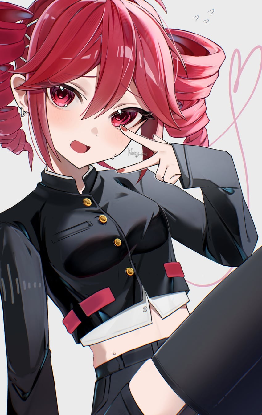 kasane teto (utau and 1 more) drawn by noisy_ma