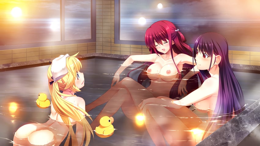 matsushima michiru, suou amane, and sakaki yumiko (grisaia and 1 more) drawn by fumio_(ura_fmo) and watanabe_akio