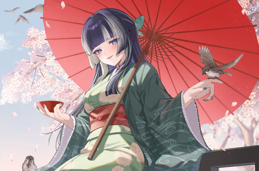juufuutei raden (hololive and 1 more) drawn by mui_maru