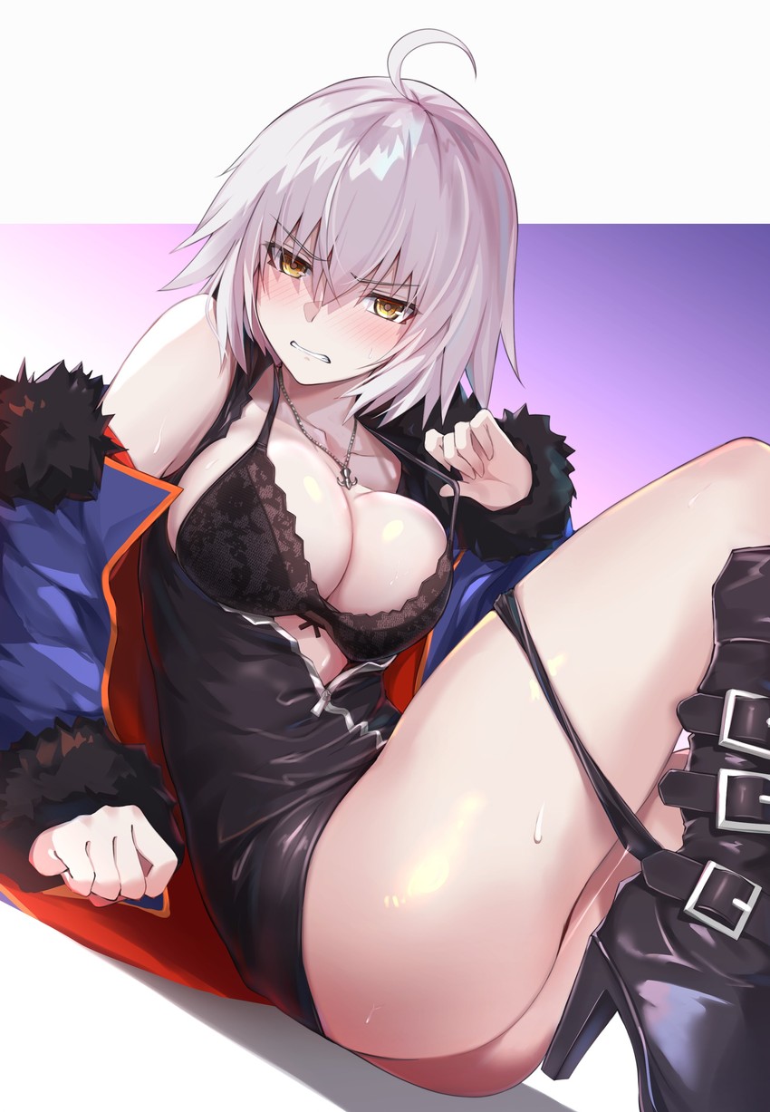 jeanne d'arc alter and jeanne d'arc alter (fate and 1 more) drawn by bee_doushi