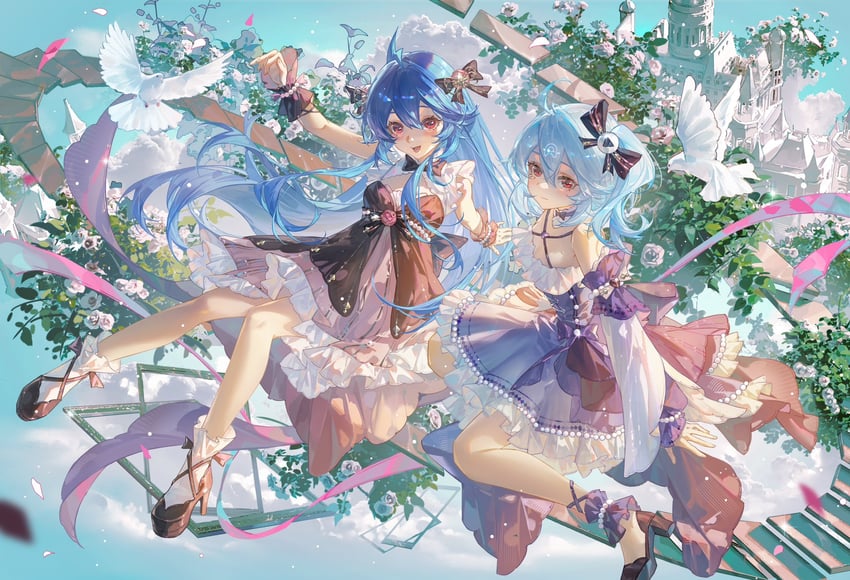 bili girl 33 and bili girl 22 (bilibili) drawn by tuzhate