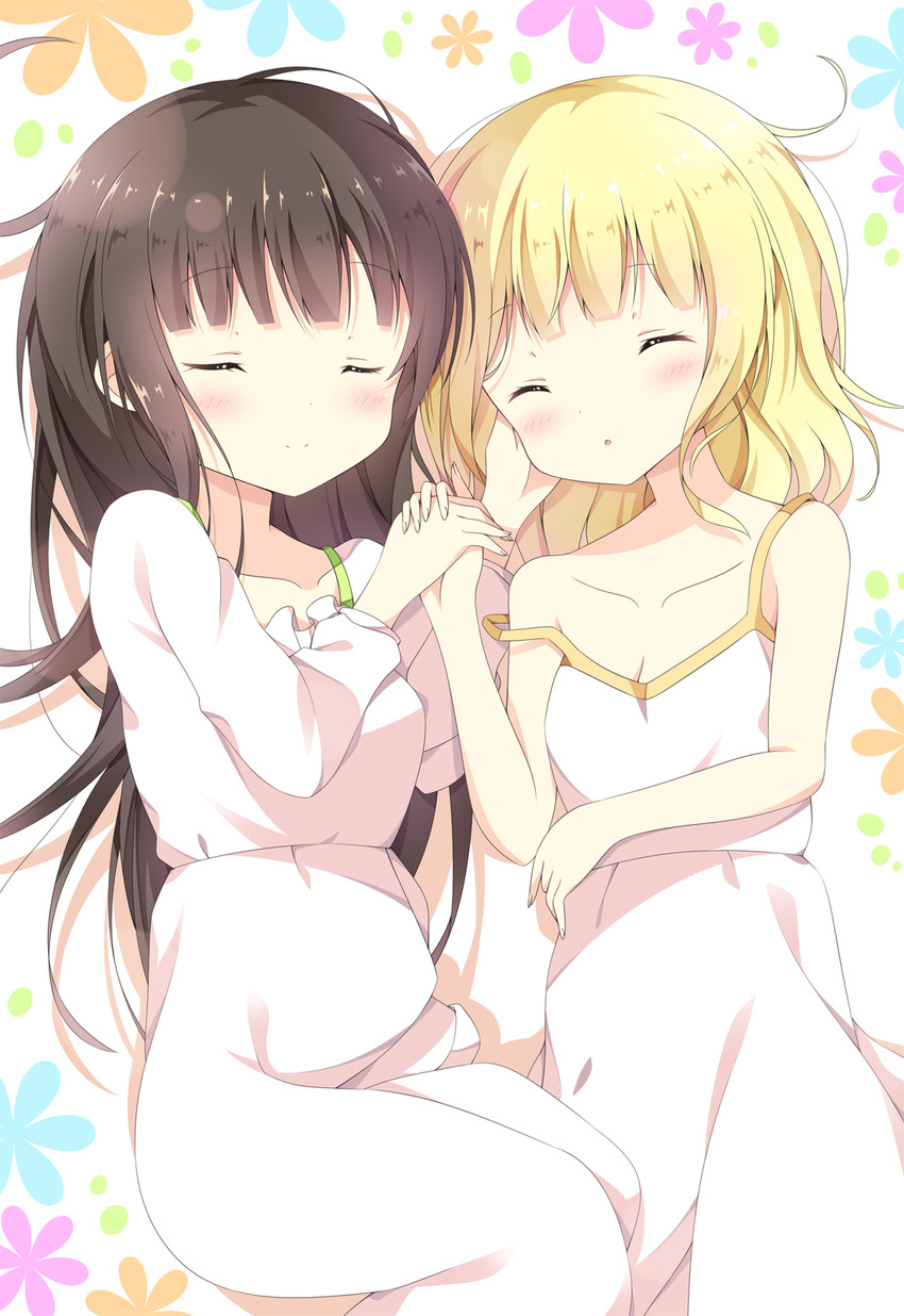 kirima syaro and ujimatsu chiya (gochuumon wa usagi desu ka?) drawn by satsuki_yukimi