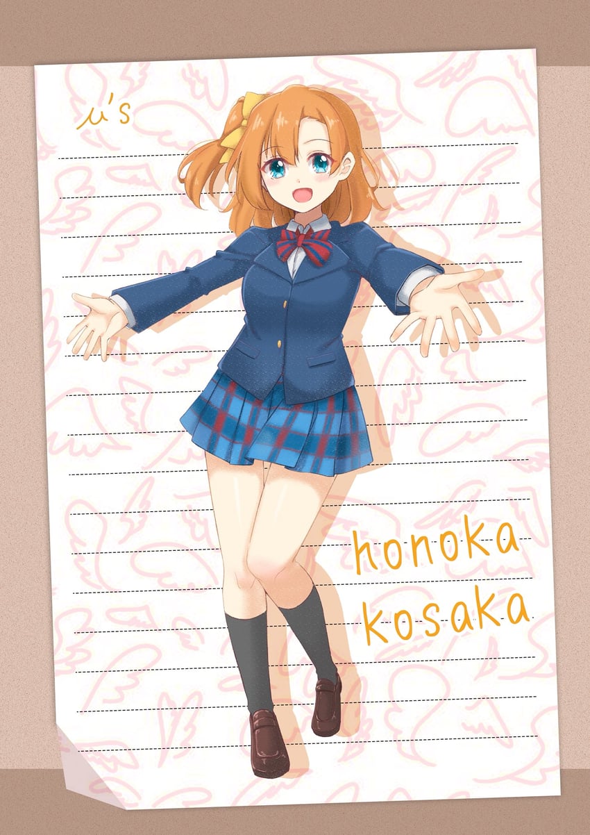 kosaka honoka (love live! and 1 more) drawn by matsurugi_tsukasa
