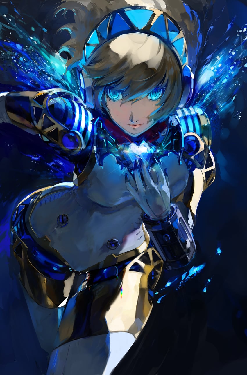 aigis (persona and 1 more) drawn by neo_(blazykun)
