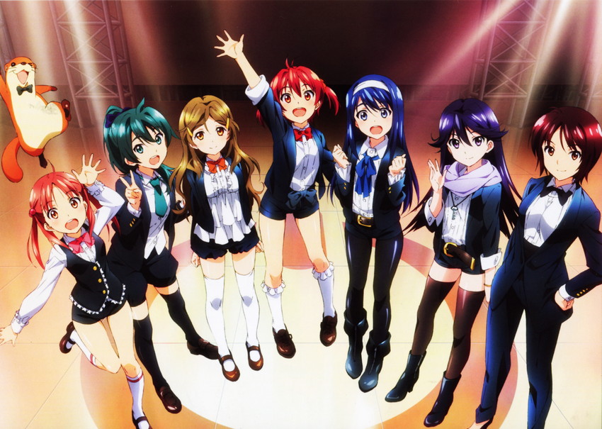 isshiki akane, shinomiya himawari, futaba aoi, saegusa wakaba, kuroki rei, and 3 more (vividred operation)