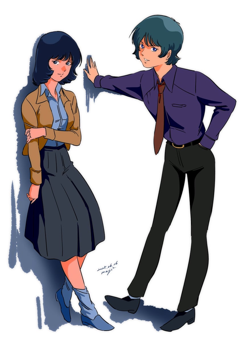 kamille bidan and fa yuiry (gundam and 1 more) drawn by pgmajimaji