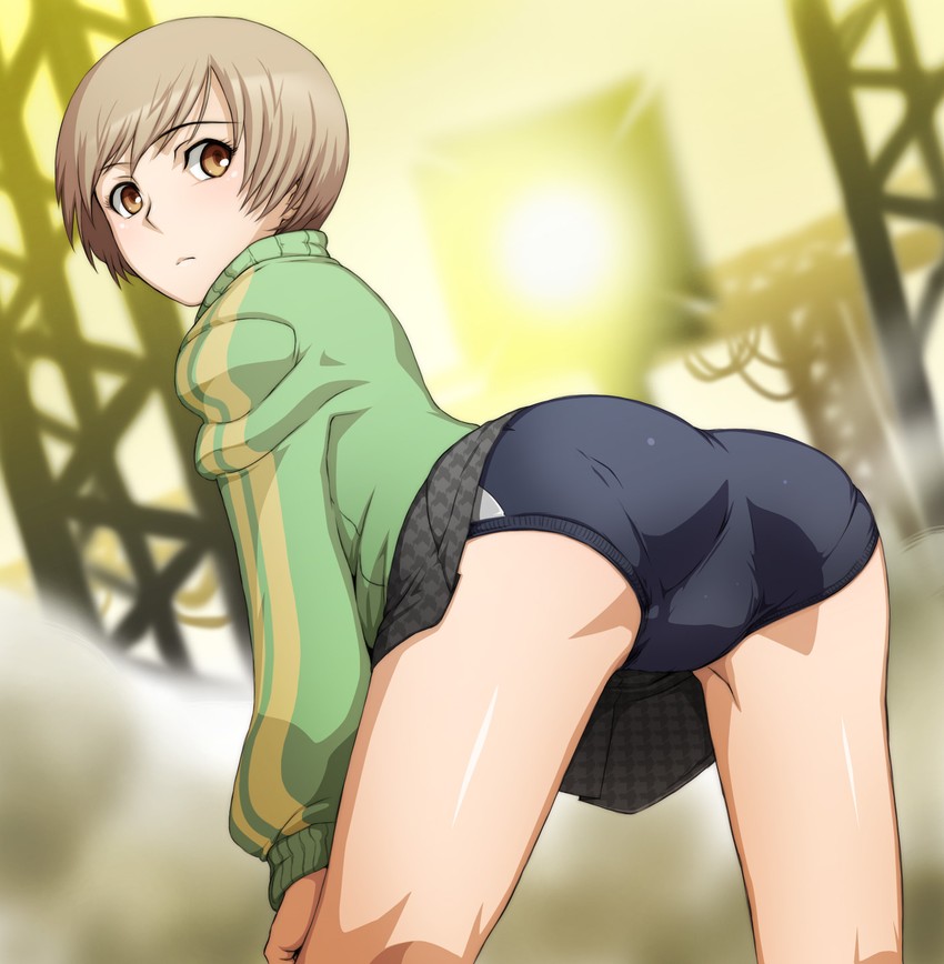satonaka chie (persona and 1 more) drawn by tabigarasu