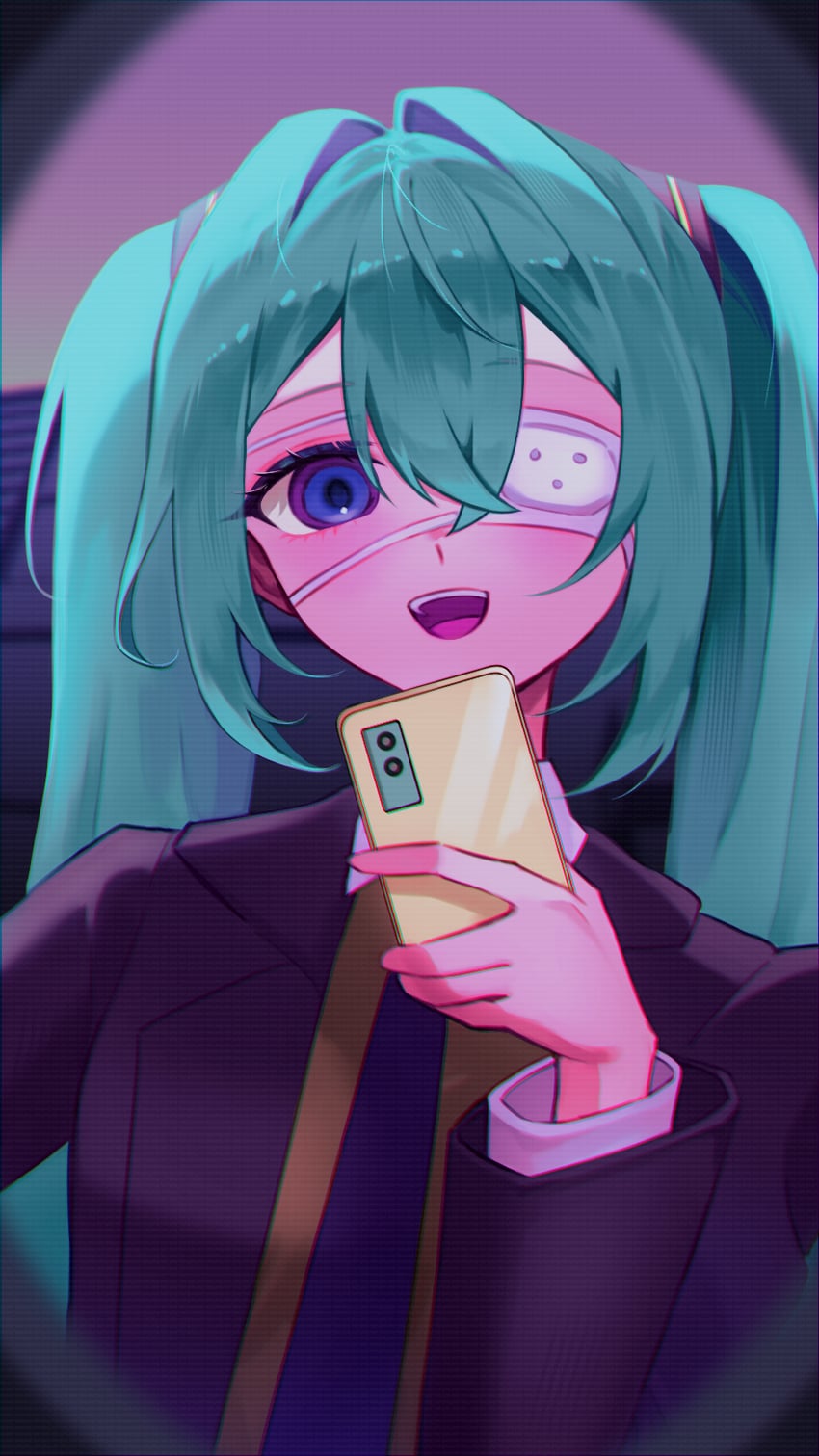 hatsune miku (vocaloid and 1 more) drawn by masstyang