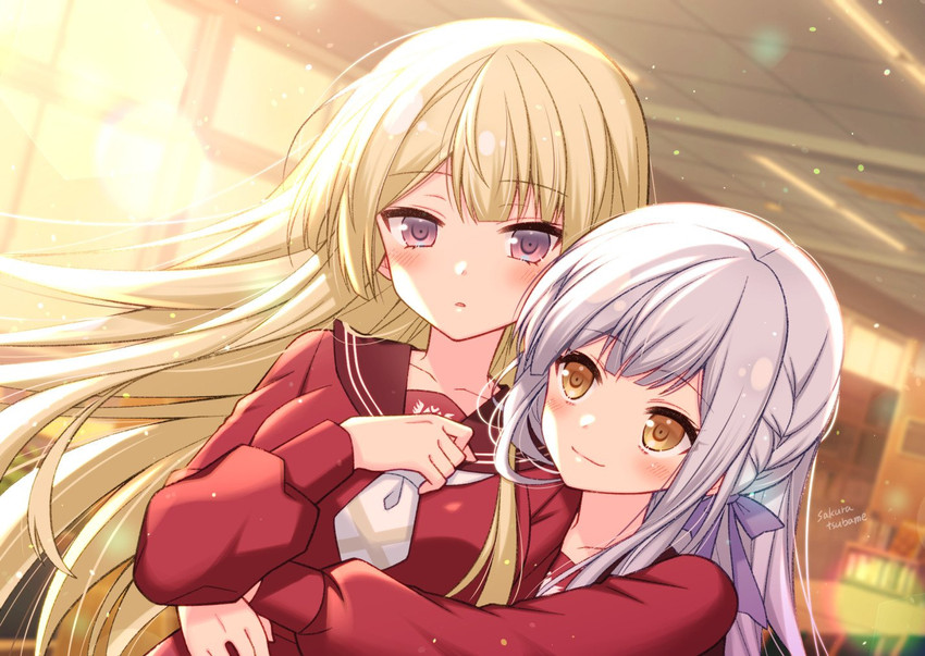 kon kanaho and miyagawa takane (assault lily) drawn by sakura_tsubame