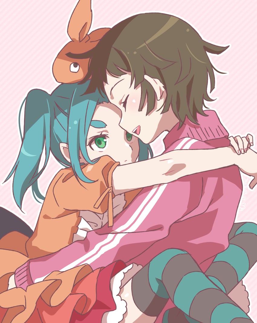 sengoku nadeko, ononoki yotsugi, and present nadeko (monogatari and 1 more) drawn by manimani_(mani_ma)