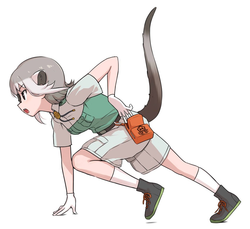 meerkat (kemono friends and 1 more) drawn by takebi
