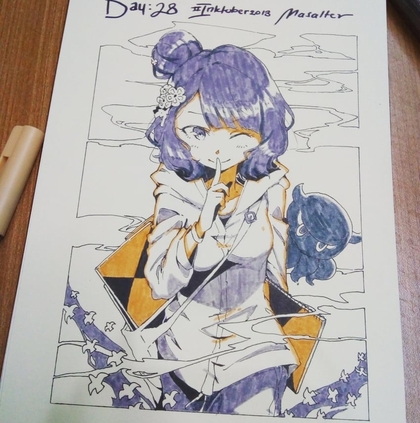 katsushika hokusai and tokitarou (fate and 1 more) drawn by masalter
