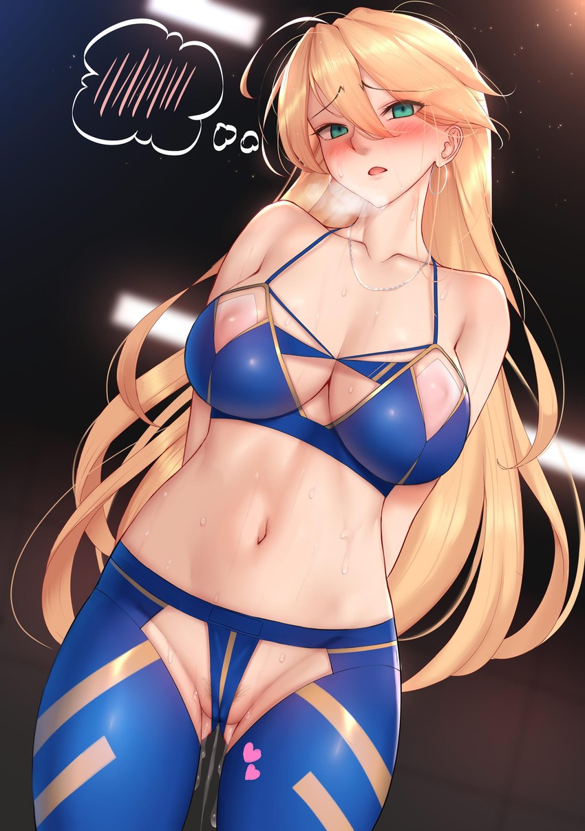 artoria pendragon (fate and 1 more) drawn by genkung