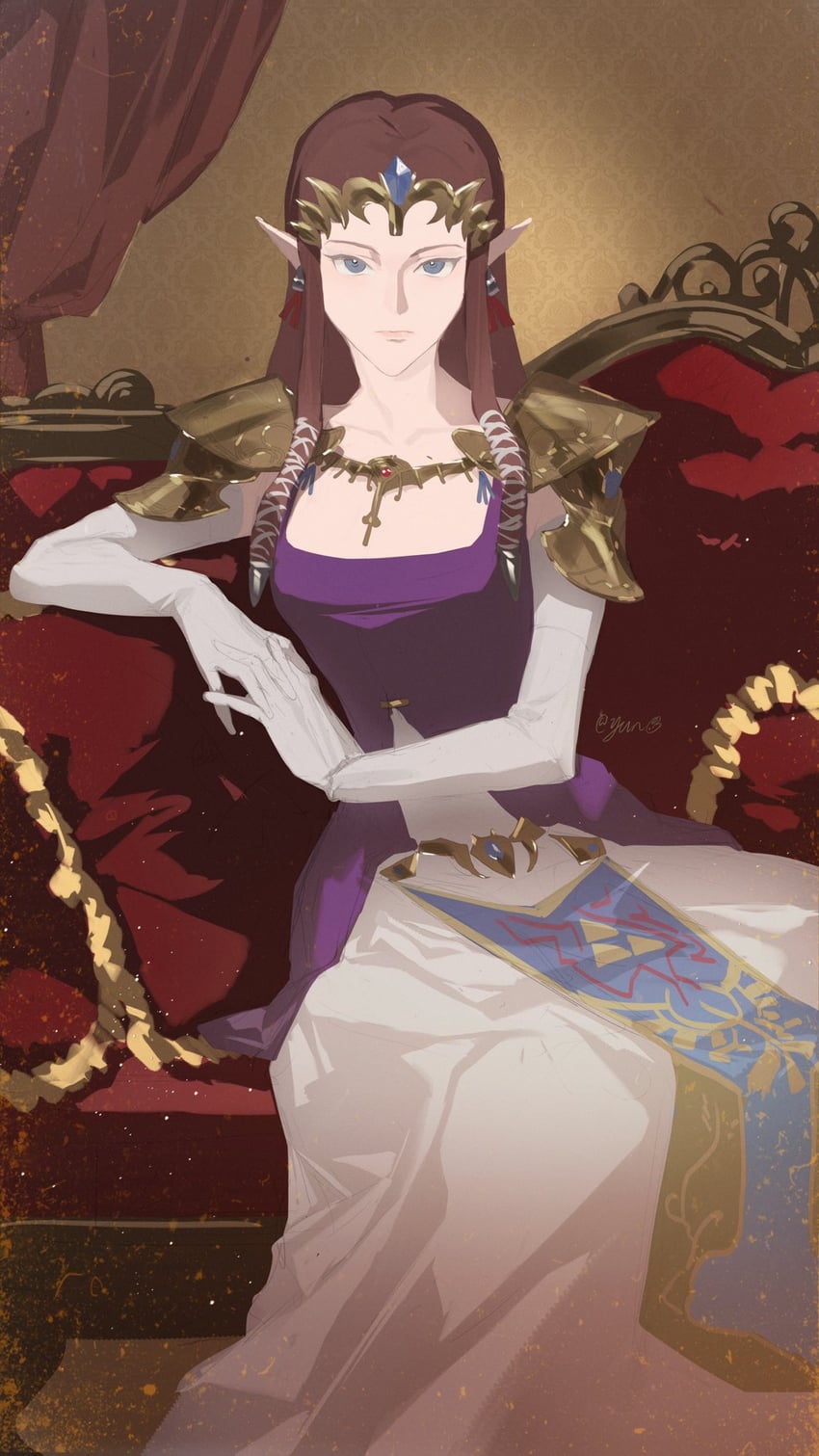 princess zelda (the legend of zelda and 1 more) drawn by yun_(dl2n5c7kbh8ihcx)