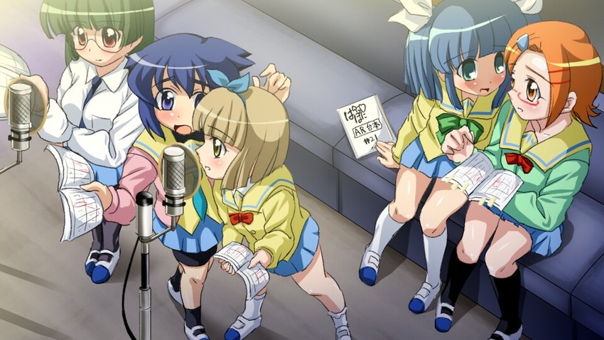 serizawa akane, tachibana rei, suzuki sayaka, uehara miyako, and kurusu yuzuko (pani poni dash!) drawn by sanshita