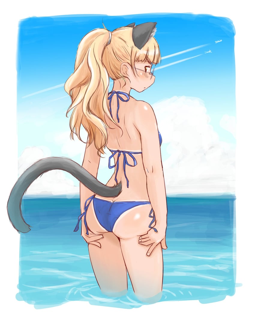 perrine h. clostermann (world witches series and 1 more) drawn by abare_megane