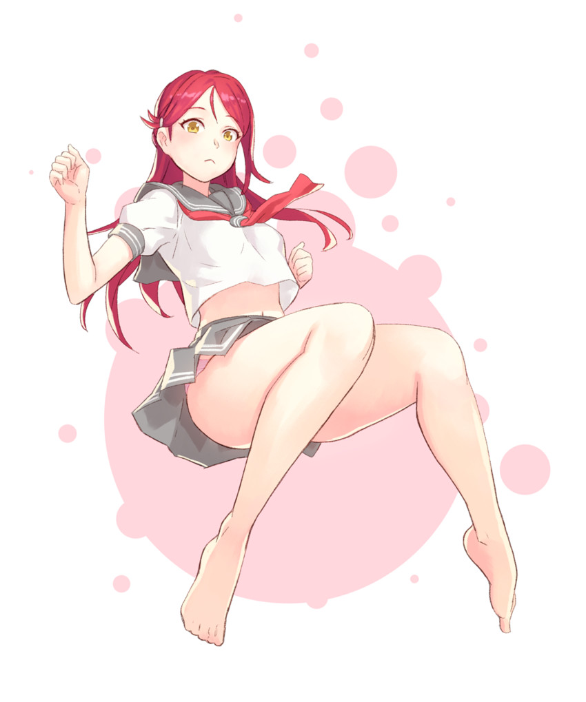 sakurauchi riko (love live! and 1 more) drawn by yuuji_(and)