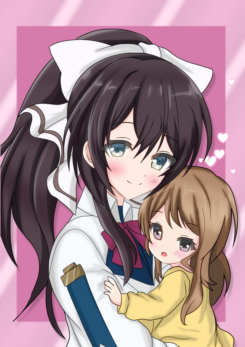 serizawa chikaru and iijima renka (assault lily) drawn by ebisu_nobu