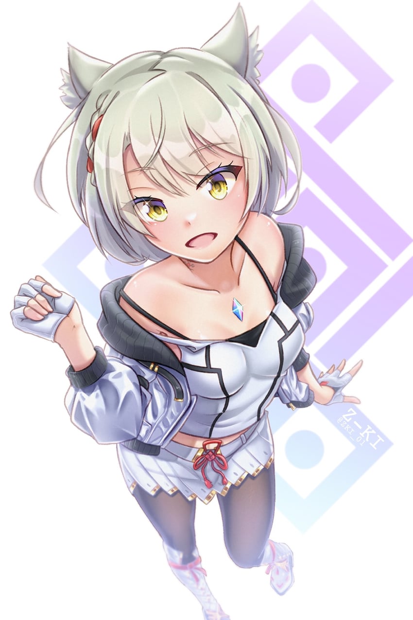 mio (xenoblade chronicles and 1 more) drawn by z-ki