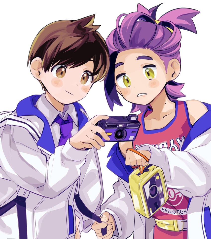 kieran and florian (pokemon and 1 more) drawn by uzura_syouyu