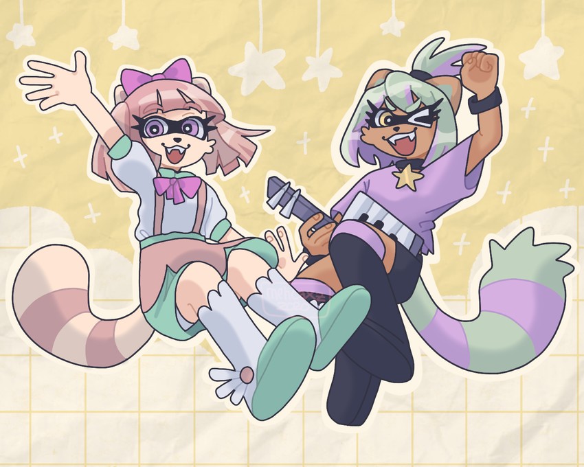 picc and pawket (gacha and 1 more) drawn by mehcaxz