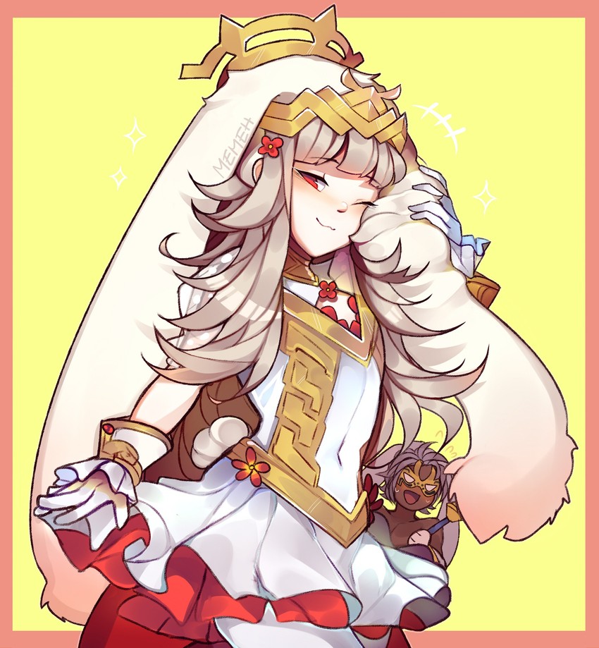 veronica and bruno (fire emblem and 1 more) drawn by memeh