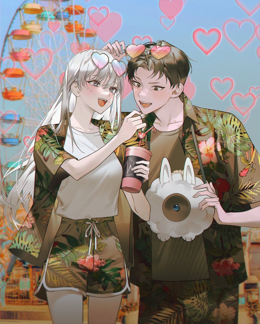 roland and angelica (project moon and 1 more) drawn by yanu_0000
