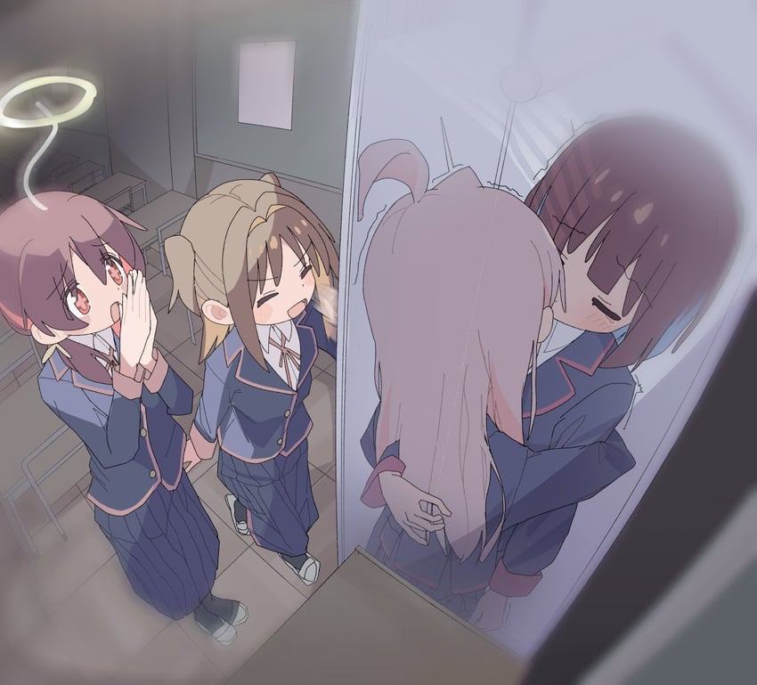 oyama mahiro, hozuki momiji, oka asahi, and murosaki miyo (onii-chan wa oshimai!) drawn by 2mai84