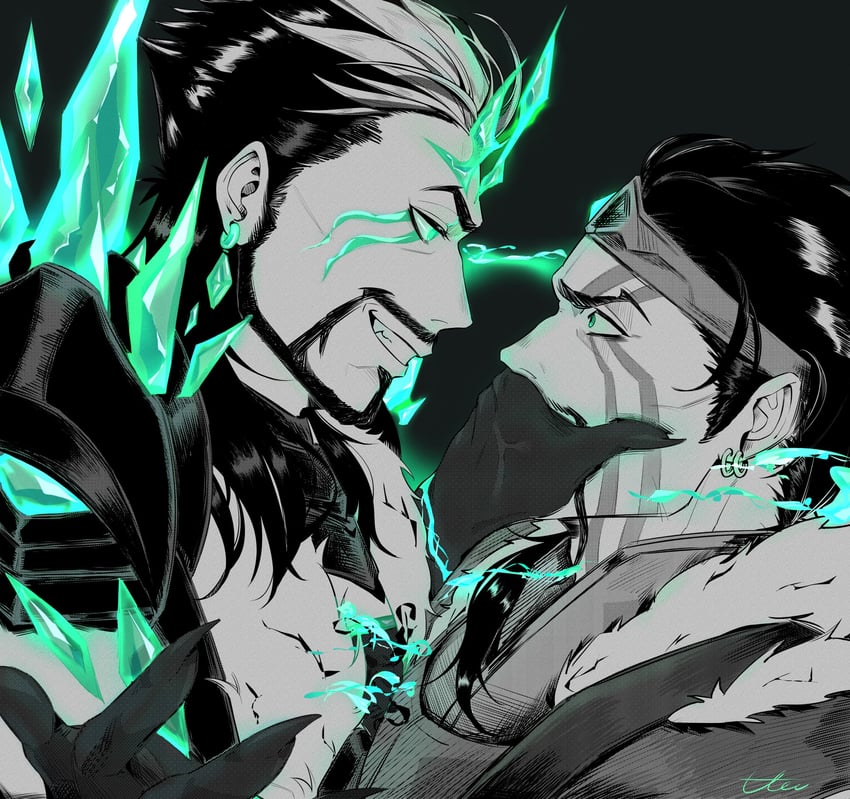 draven and ruined draven (league of legends) drawn by iki39236287