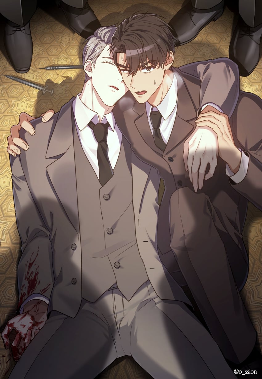 jeong taeui and ilay riegrow (passion) drawn by o_ssion