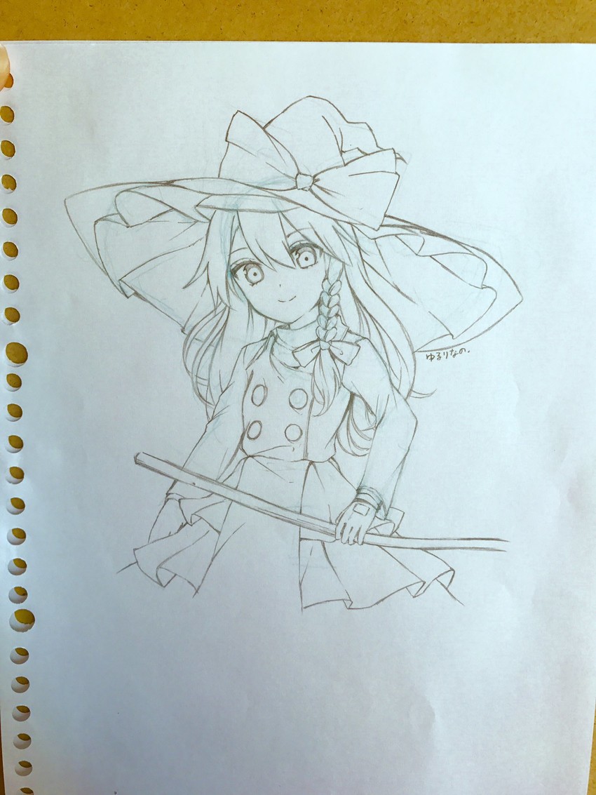 kirisame marisa (touhou and 1 more) drawn by yururi_nano