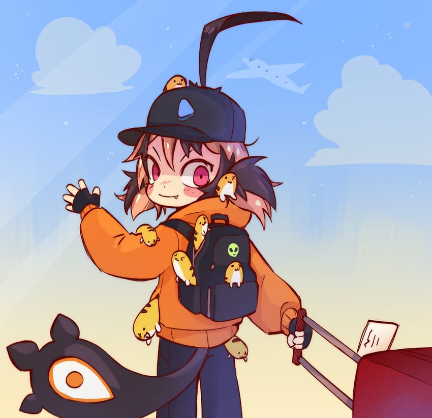 gigi murin and grem (hololive and 1 more) drawn by yambot