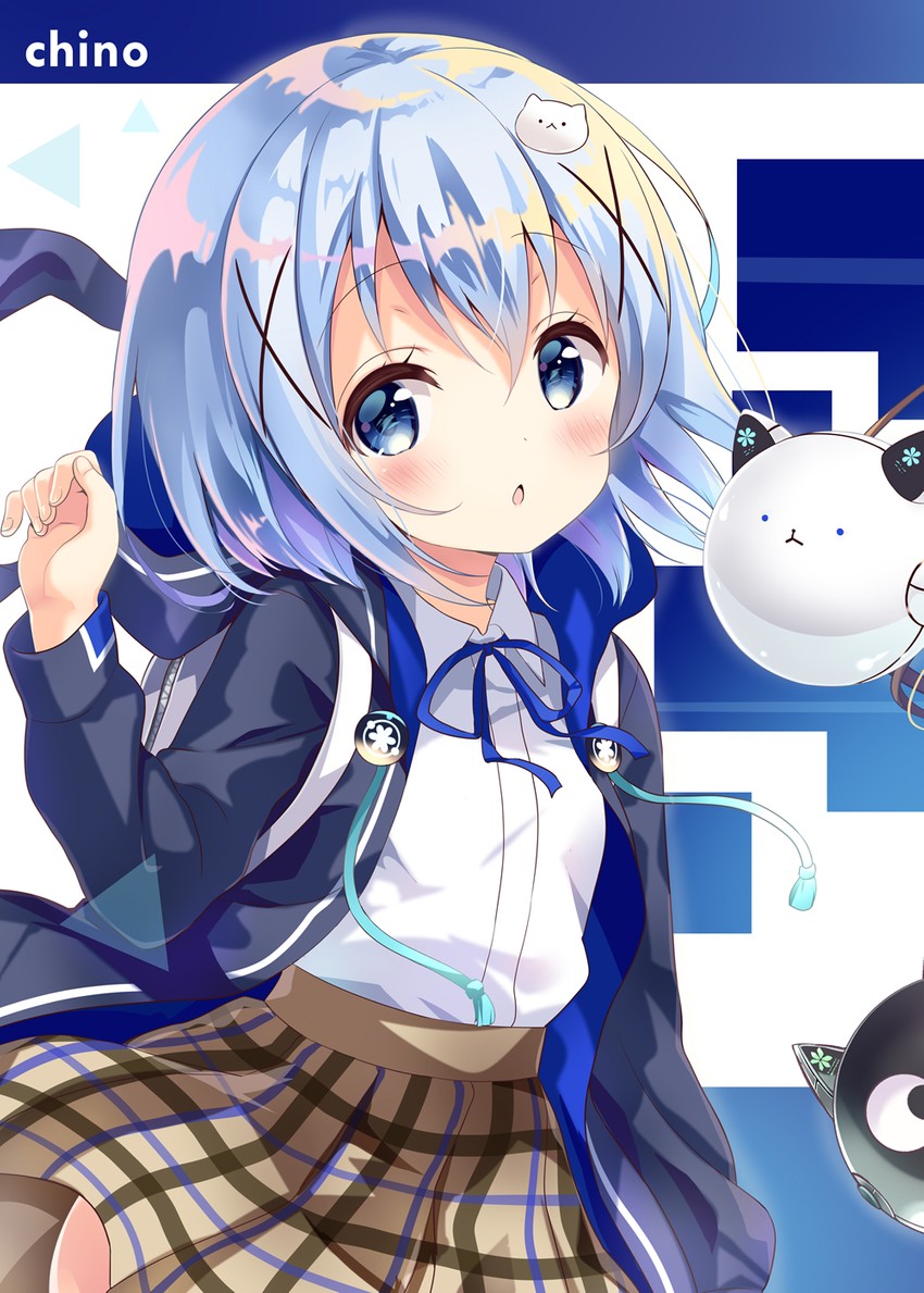 kafuu chino (gochuumon wa usagi desu ka? and 1 more) drawn by neki_(wakiko)
