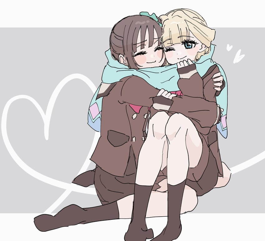 nekoyashiki yuki and nekoyashiki mayu (precure and 1 more) drawn by lemonade_cn