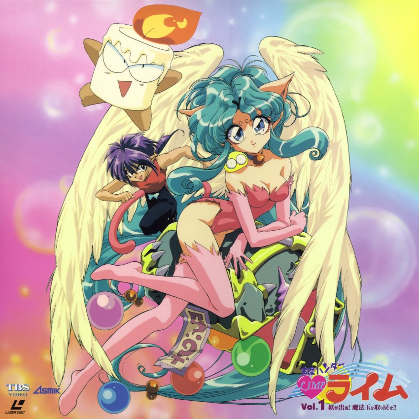 lime, bass, and rouso-kun (houma hunter lime) drawn by nakajima_atsuko