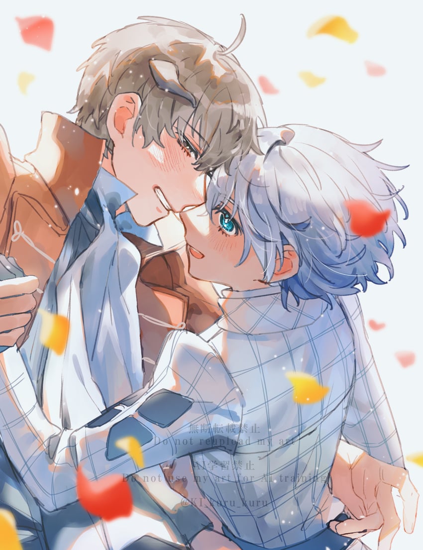 protagonist and strohl (metaphor: refantazio) drawn by ki_kuru_kuru
