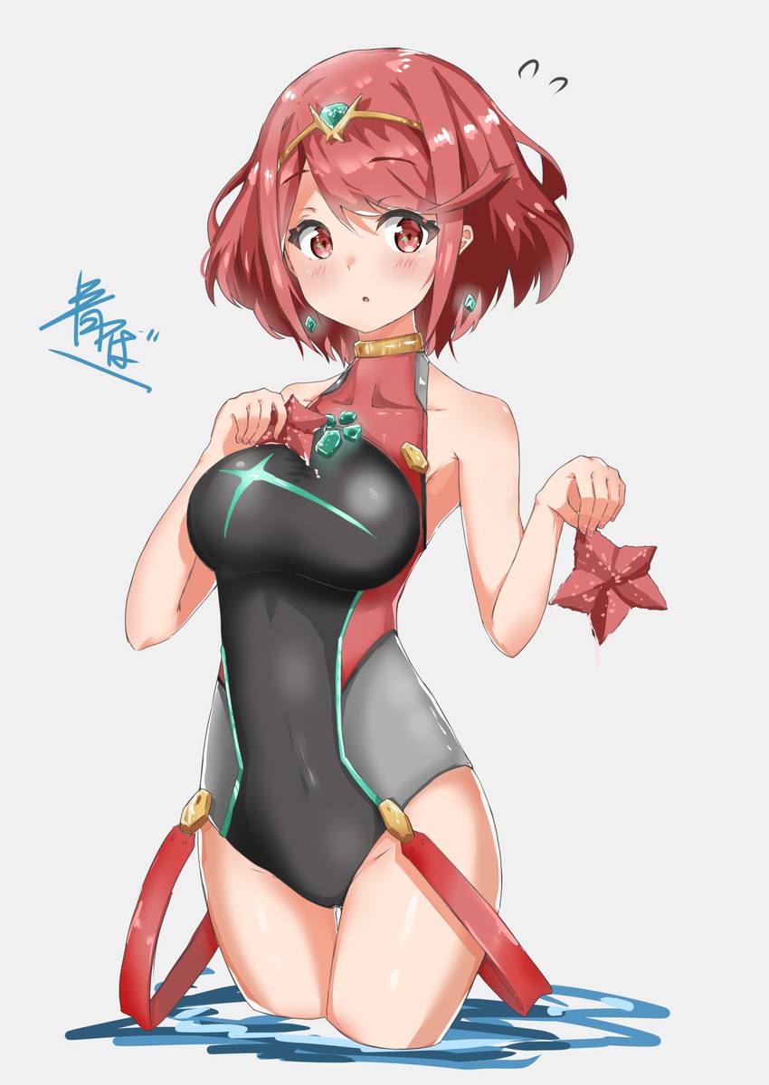 pyra (xenoblade chronicles and 1 more) drawn by aotsuba