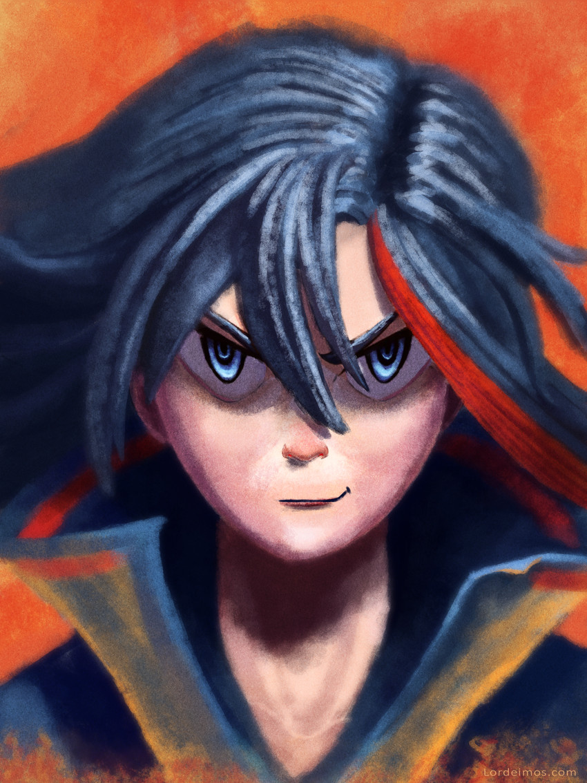 matoi ryuuko (kill la kill) drawn by lordeimos