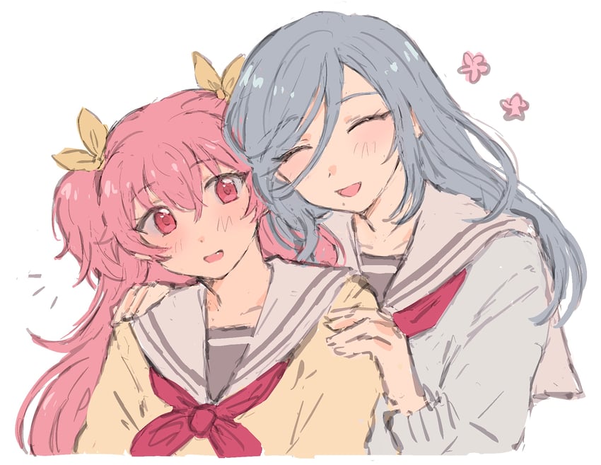 momoi airi and hinomori shizuku (project sekai) drawn by sana5353