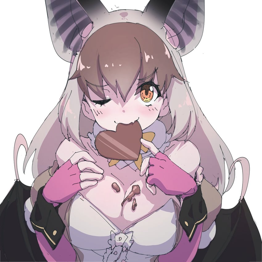 brown long-eared bat (kemono friends and 1 more) drawn by lowlandgorilla