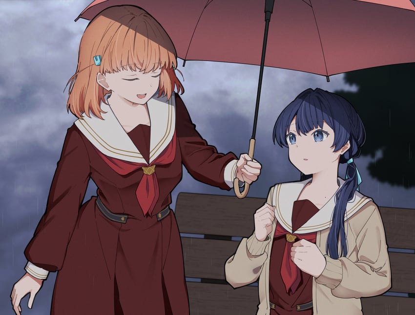 hinoshita kaho and murano sayaka (love live! and 1 more) drawn by liz_(piyoko_piyop)