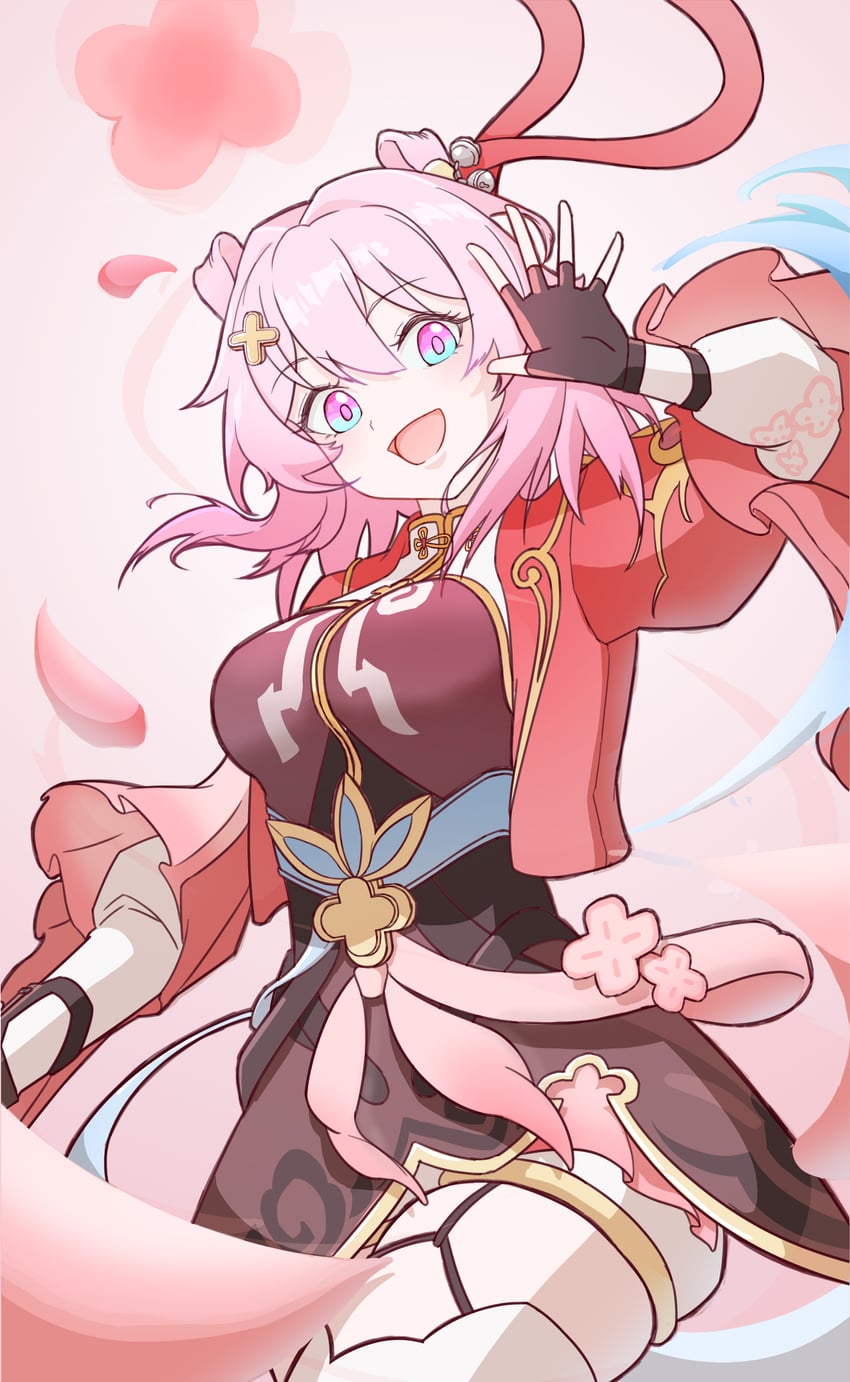 march 7th (honkai and 1 more) drawn by hutu_hhh