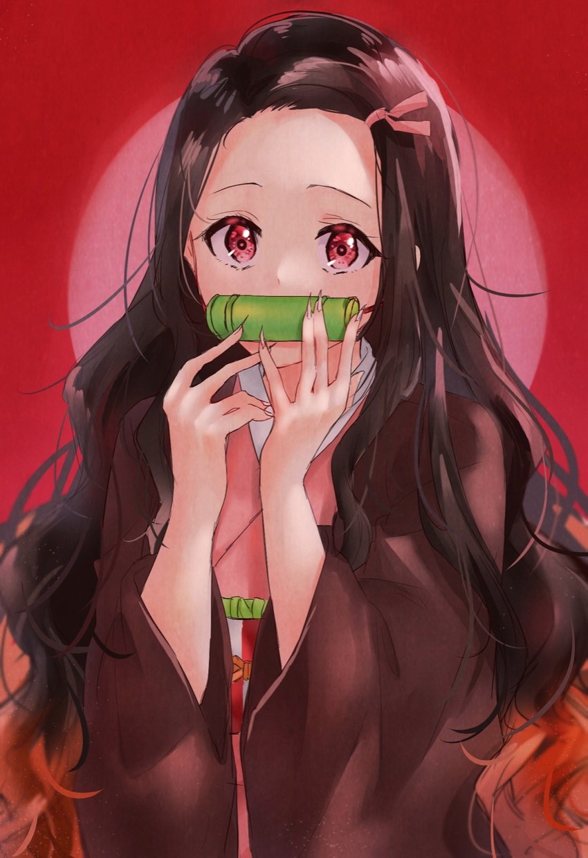 kamado nezuko (kimetsu no yaiba) drawn by chigusa_minori