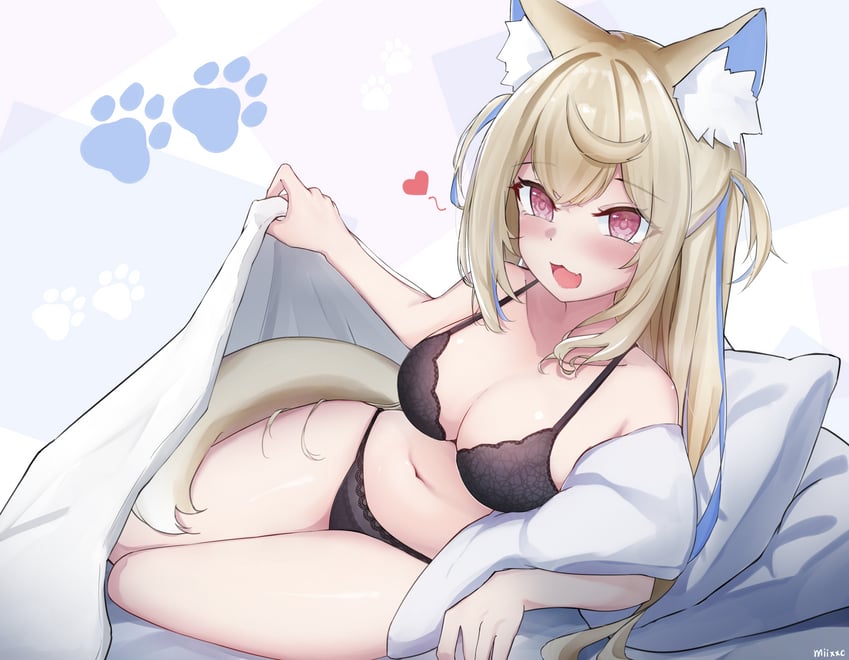 fuwawa abyssgard (hololive and 1 more) drawn by miixxc