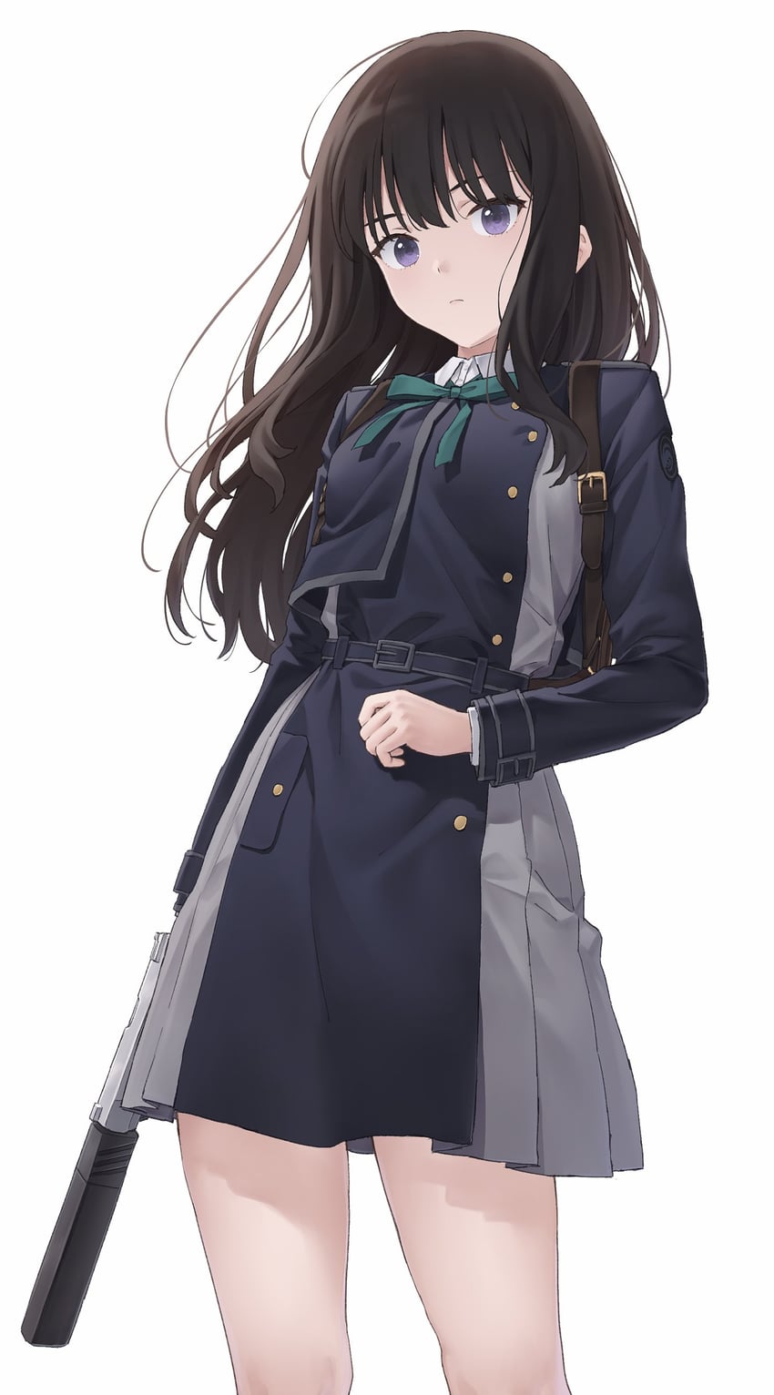 inoue takina (lycoris recoil) drawn by mikazuchi_zeus